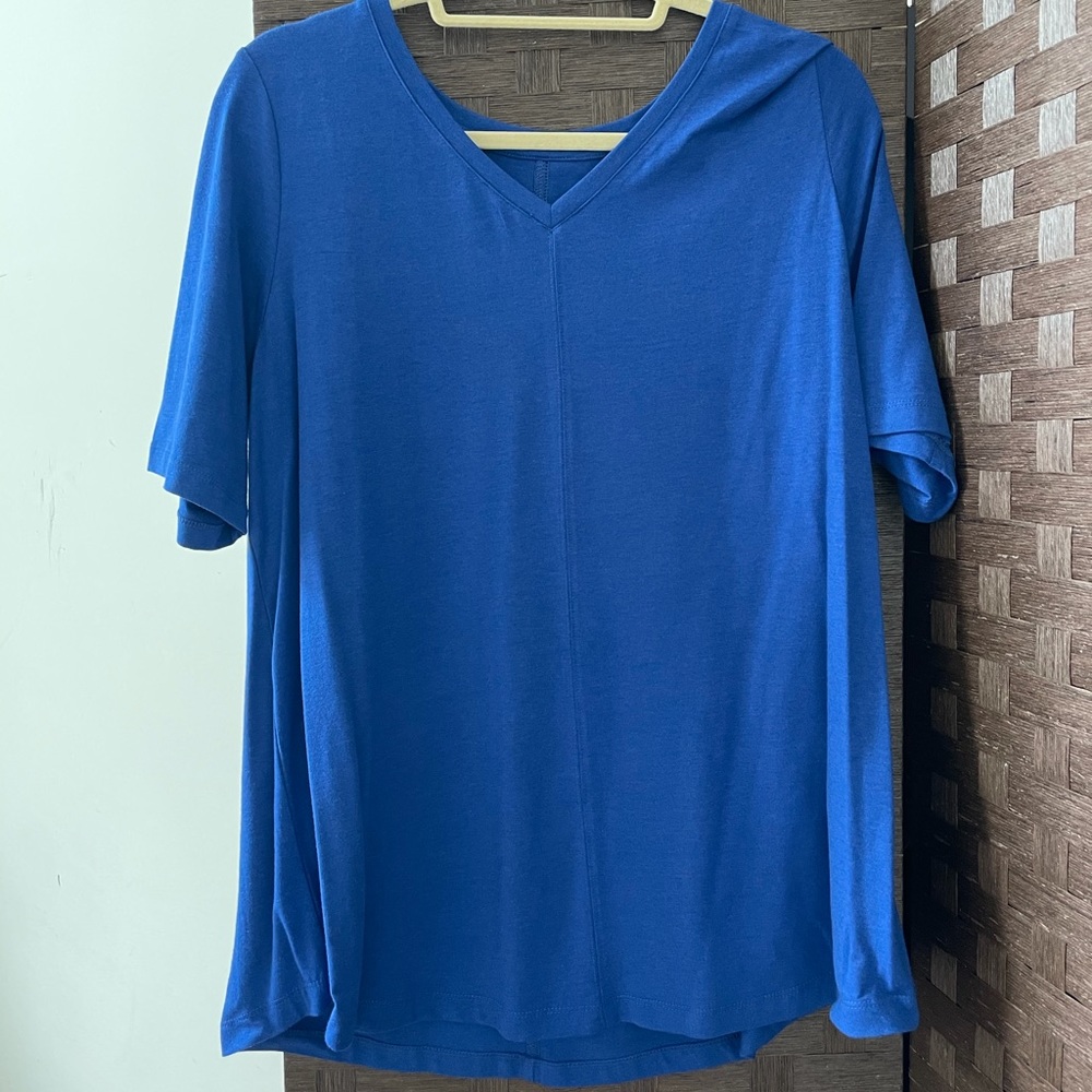 Electric blue blouse
